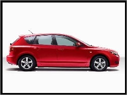 Czerwona, Mazda 3